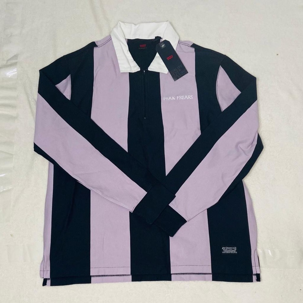 Levis striped polo 
Vintage polo long sleeve